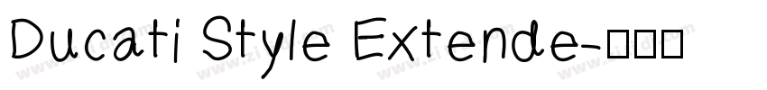 Ducati Style Extende字体转换